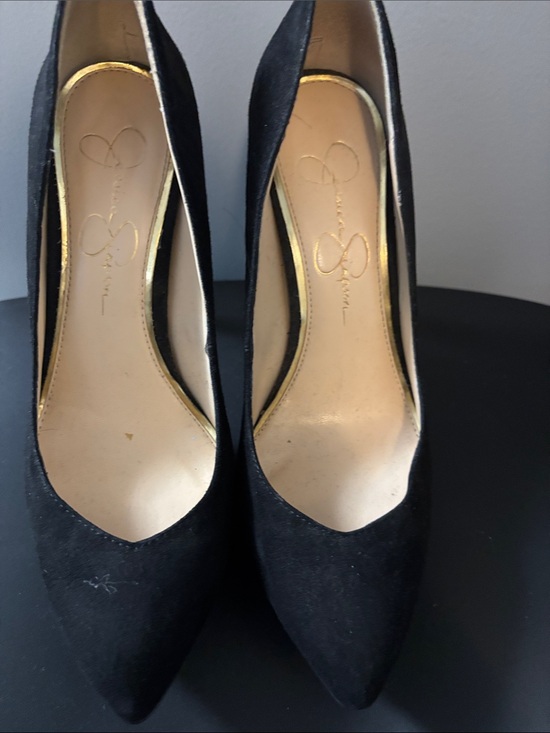 Jessica Simpson Shoes - Jessica Simpson Black Suede Pointed Toe Pumps